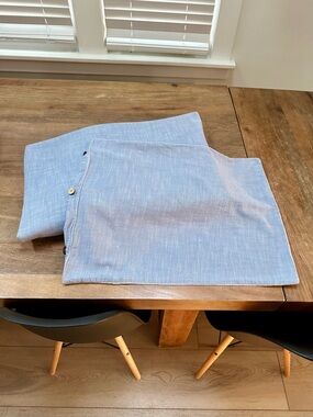 Pottery Barn Teen Twin/Twin XL Duvet Cover + Pillowcase – Chambray Blue